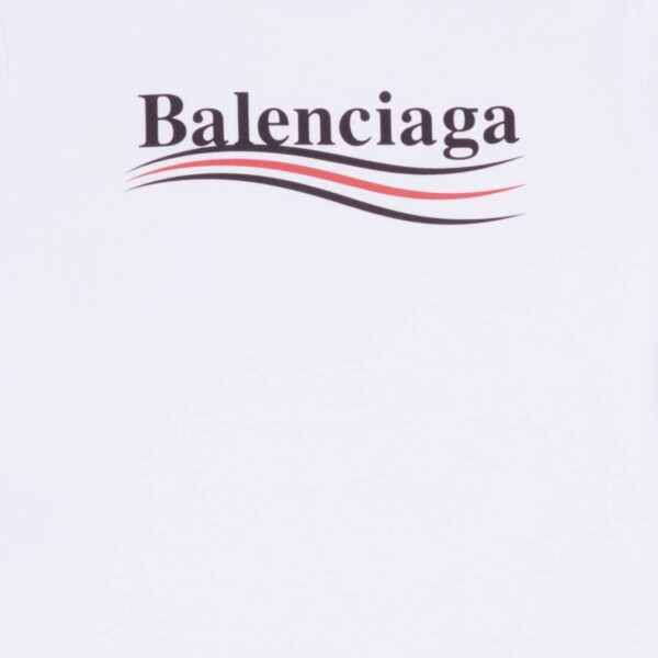 WOMEN'S POLITICAL CAMPAIGN T-SHIRT SMALL FIT IN WHITE - Image 3