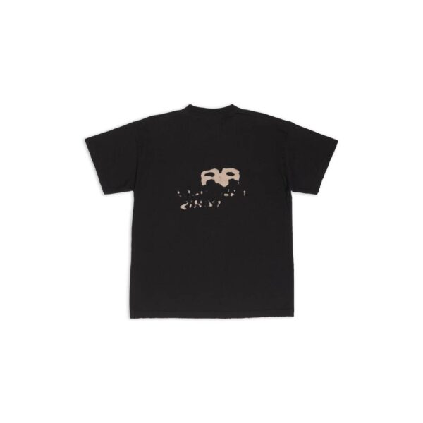 HAND DRAWN BB ICON T-SHIRT MEDIUM FIT IN BLACK - Image 2