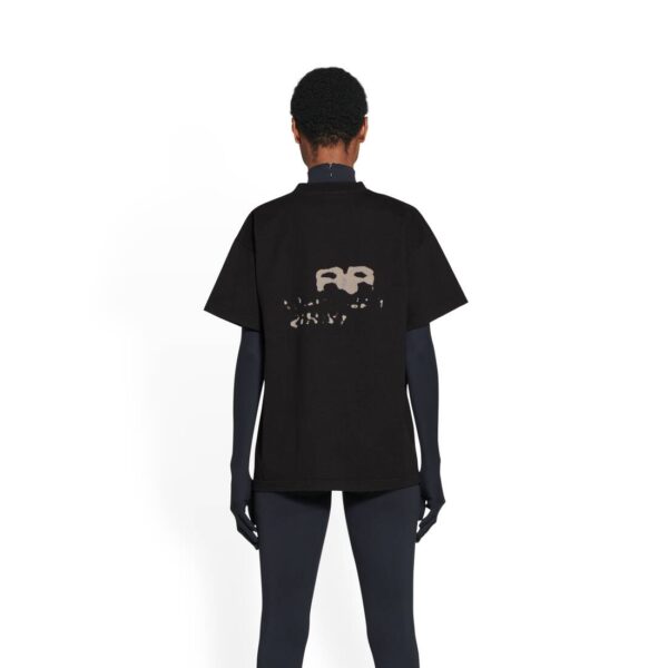 HAND DRAWN BB ICON T-SHIRT MEDIUM FIT IN BLACK - Image 6