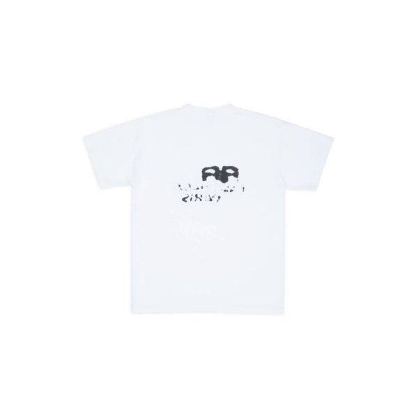 HAND DRAWN BB ICON T-SHIRT MEDIUM FIT IN WHITE - Image 2