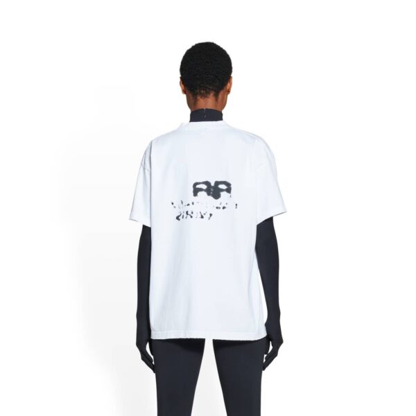HAND DRAWN BB ICON T-SHIRT MEDIUM FIT IN WHITE - Image 6