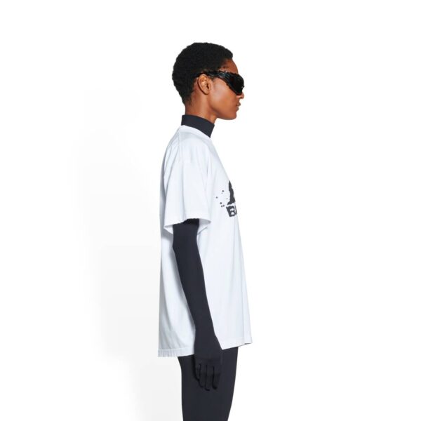 HAND DRAWN BB ICON T-SHIRT MEDIUM FIT IN WHITE - Image 4