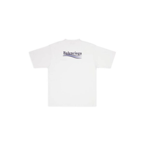 MEN'S POLITICAL CAMPAIGN T-SHIRT LARGE FIT IN WHITE - Image 6