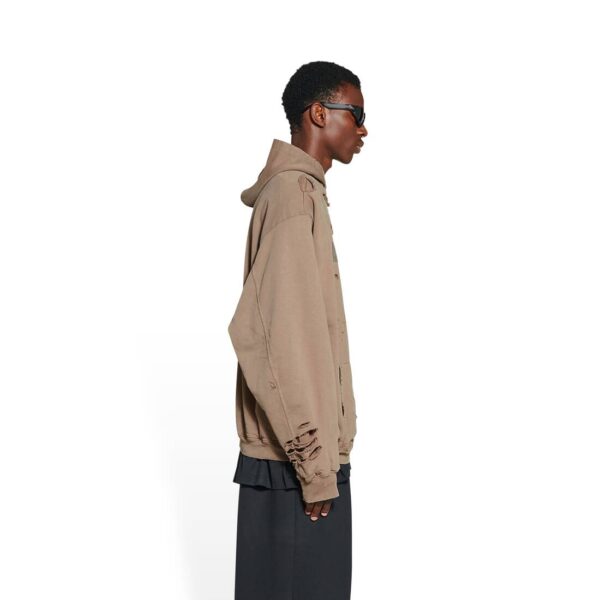 MEN'S CAPS DESTROYED HOODIE - Image 5