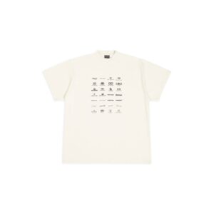 ARCHIVES LOGOS T-SHIRT OVERSIZED IN LIGHT BEIGE
