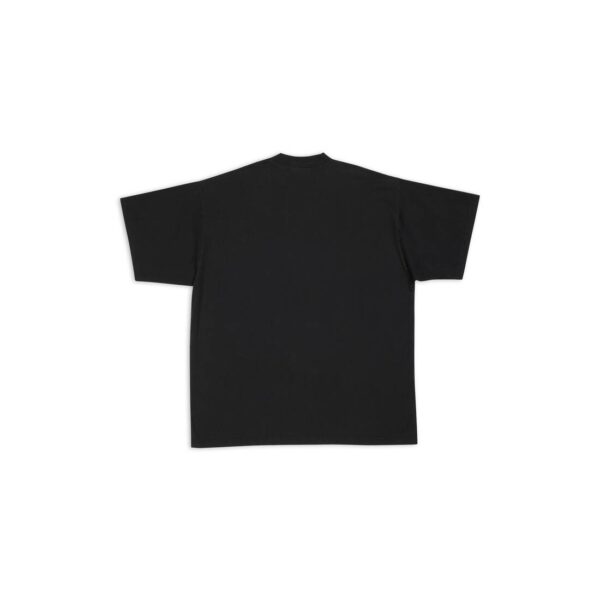 BALENCIAGA / ADIDAS T-SHIRT OVERSIZED IN BLACK - Image 7