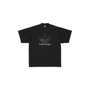 BALENCIAGA / ADIDAS T-SHIRT OVERSIZED IN BLACK