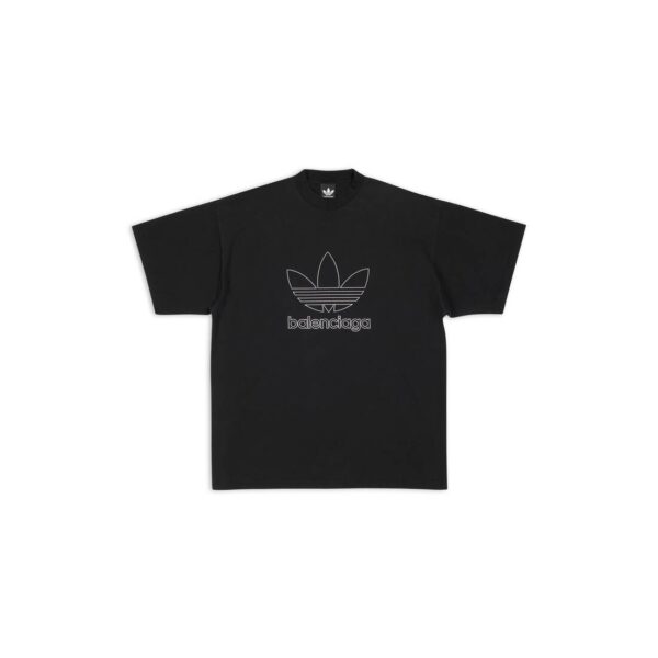 BALENCIAGA / ADIDAS T-SHIRT OVERSIZED IN BLACK