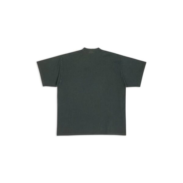 BALENCIAGA / ADIDAS T-SHIRT OVERSIZED IN GREEN - Image 2