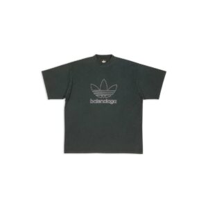 BALENCIAGA / ADIDAS T-SHIRT OVERSIZED IN GREEN