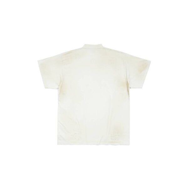 MEN'S BALENCIAGA SKATER T-SHIRT OVERSIZED IN WHITE|BLACK - Image 2