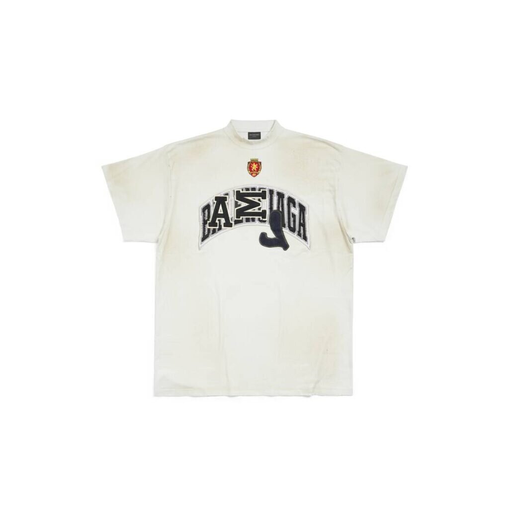 MEN'S BALENCIAGA SKATER T-SHIRT OVERSIZED IN WHITE|BLACK