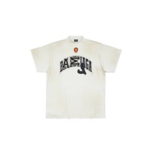 MEN'S BALENCIAGA SKATER T-SHIRT OVERSIZED IN WHITE|BLACK