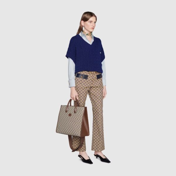 GG Medium tote with Interlocking G - Image 2