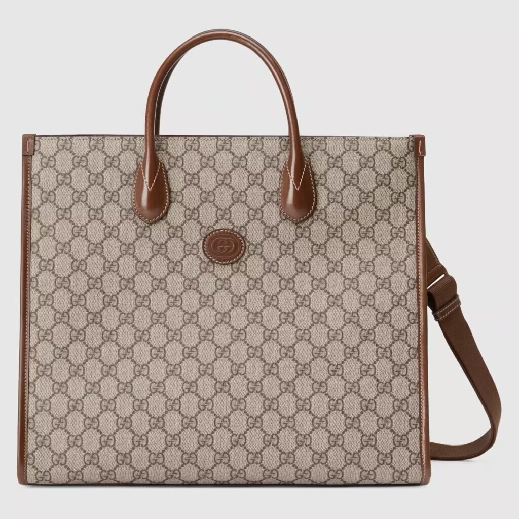 GG Medium tote with Interlocking G
