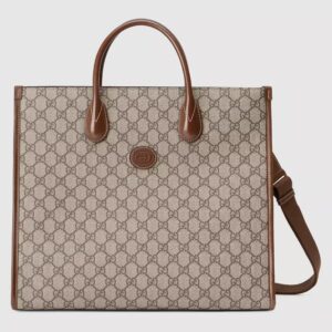 GG Medium tote with Interlocking G