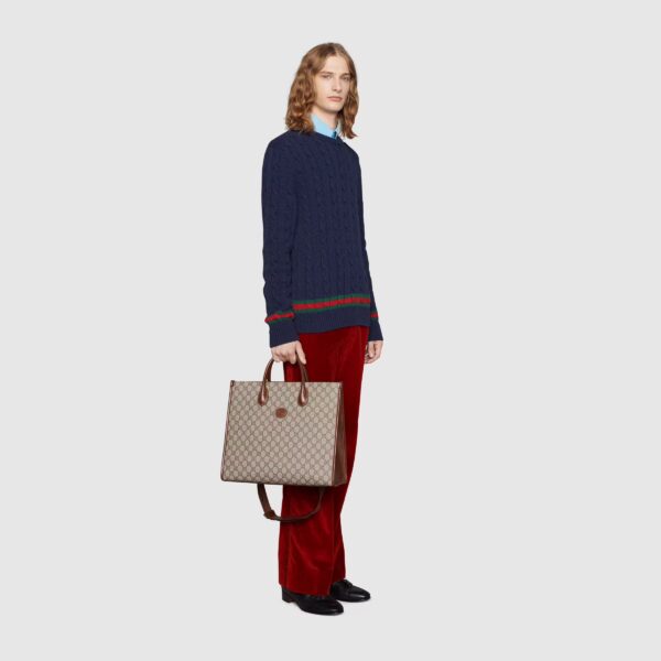 GG Medium tote with Interlocking G - Image 6