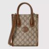 Mini tote bag with Interlocking G