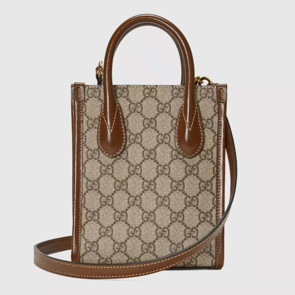 Mini tote bag with Interlocking G - Image 9