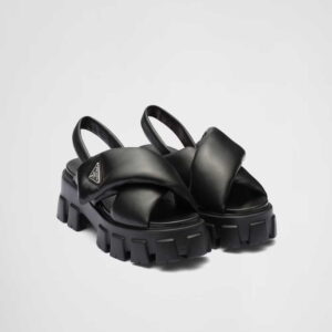Monolith padded nappa leather sandals