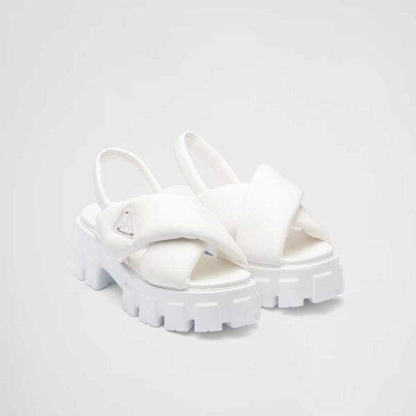 Monolith padded nappa leather sandals - Image 8