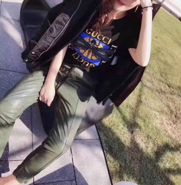 Moth and butterfly print Gucci T-shirt - Image 6