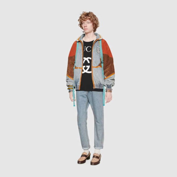 Oversize T-shirt with Interlocking G - Image 2