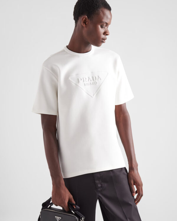 Prada Men's Technical-cotton T-shirt - Image 2