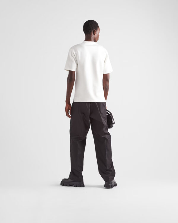 Prada Men's Technical-cotton T-shirt - Image 4