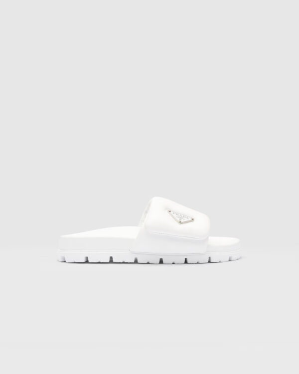 Prada Soft padded nappa leather slides - Image 6