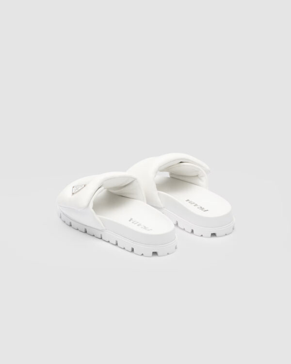 Prada Soft padded nappa leather slides - Image 8