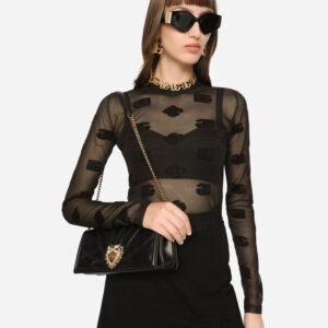 Quilted nappa leather Devotion baguette bag