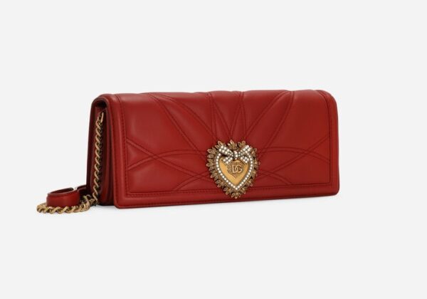 Quilted nappa leather Devotion baguette bag - Image 5