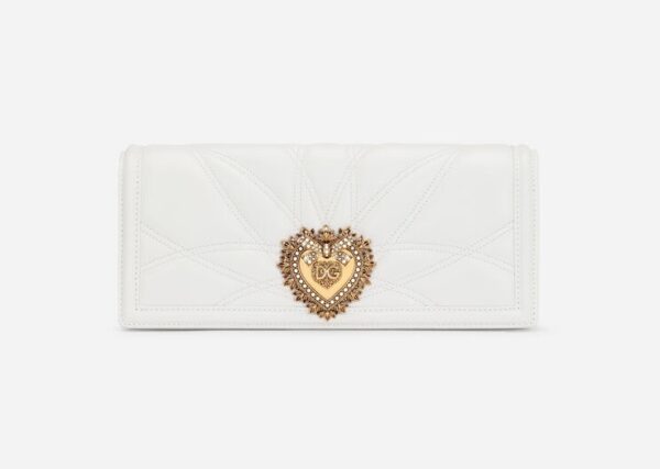 Quilted nappa leather Devotion baguette bag - Image 9