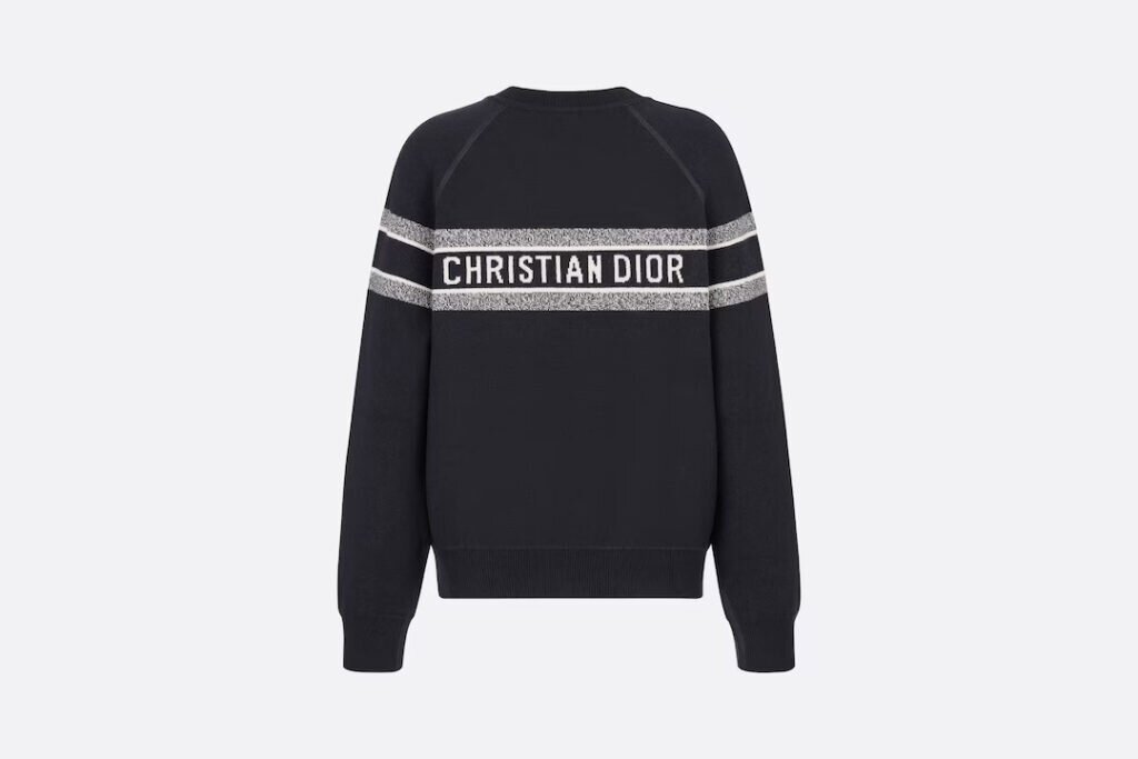 REVERSIBLE ROUND-NECK SWEATER