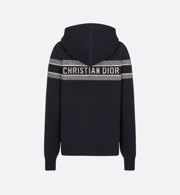 REVERSIBLE ZIPPED CARDIGAN WITH HOOD - Image 4