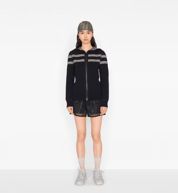 REVERSIBLE ZIPPED CARDIGAN WITH HOOD - Image 8