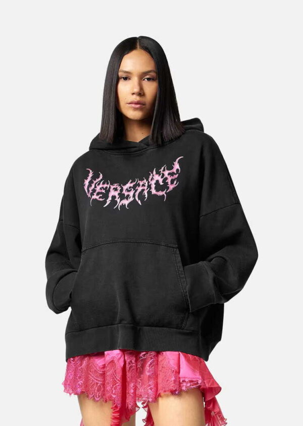 VERSACE LOGO HOODIE - Image 4