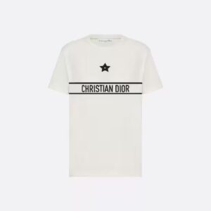 White Cotton Jersey with Signature T-SHIRT