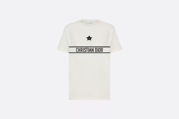 White Cotton Jersey with Signature T-SHIRT