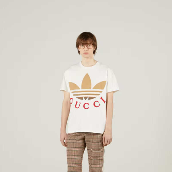 adidas x Gucci cotton jersey T-shirt - Image 4