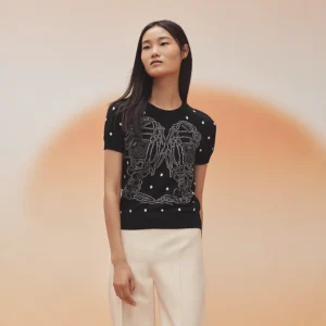 "Brides de gala" short-sleeve sweater