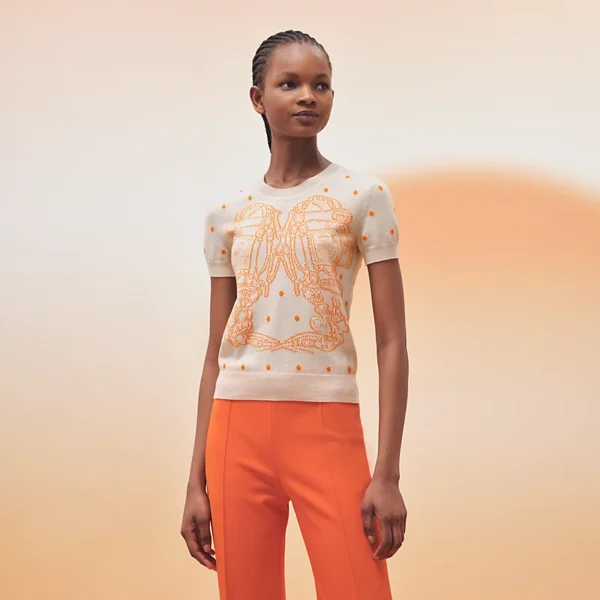"Brides de gala" short-sleeve sweater - Image 7
