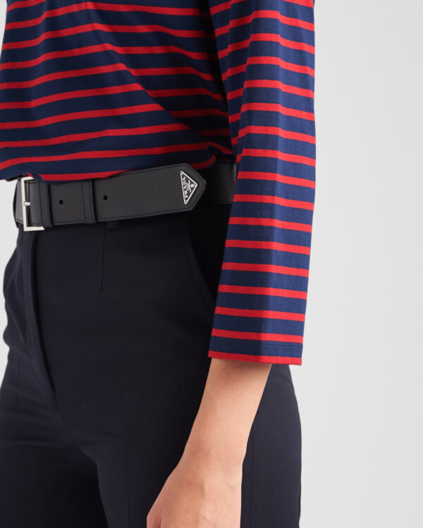 Prada Long-sleeved striped jersey T-shirt - Image 4