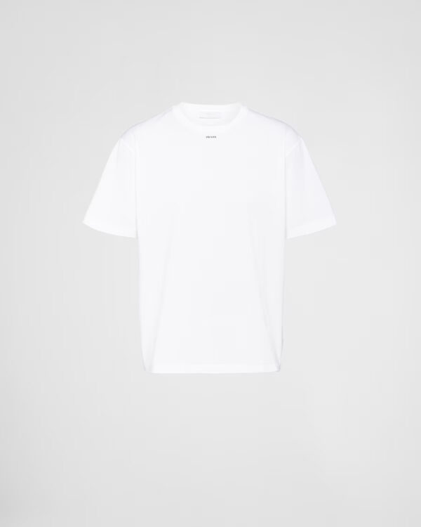 Prada Men's Stretch cotton T-shirt with logo