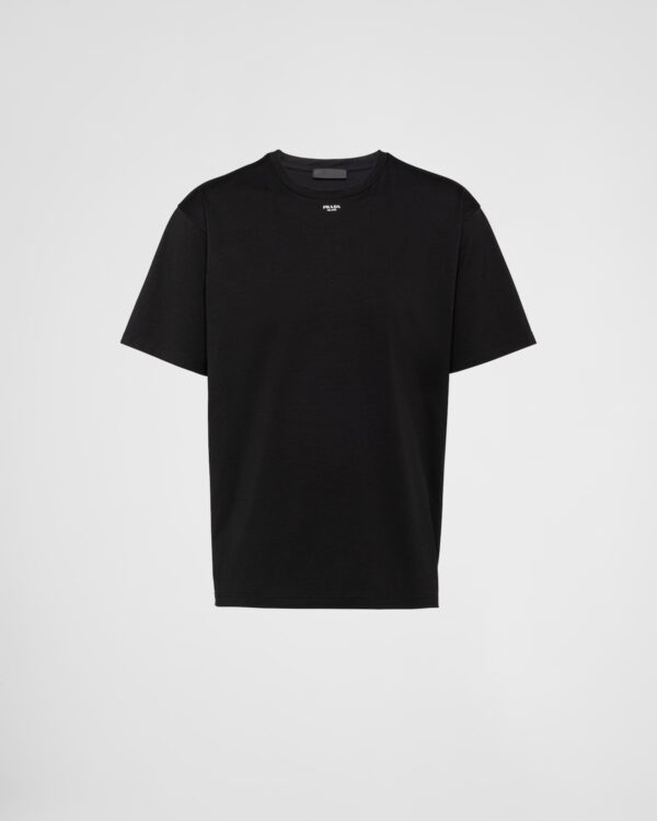 Prada Men's Stretch cotton T-shirt with logo