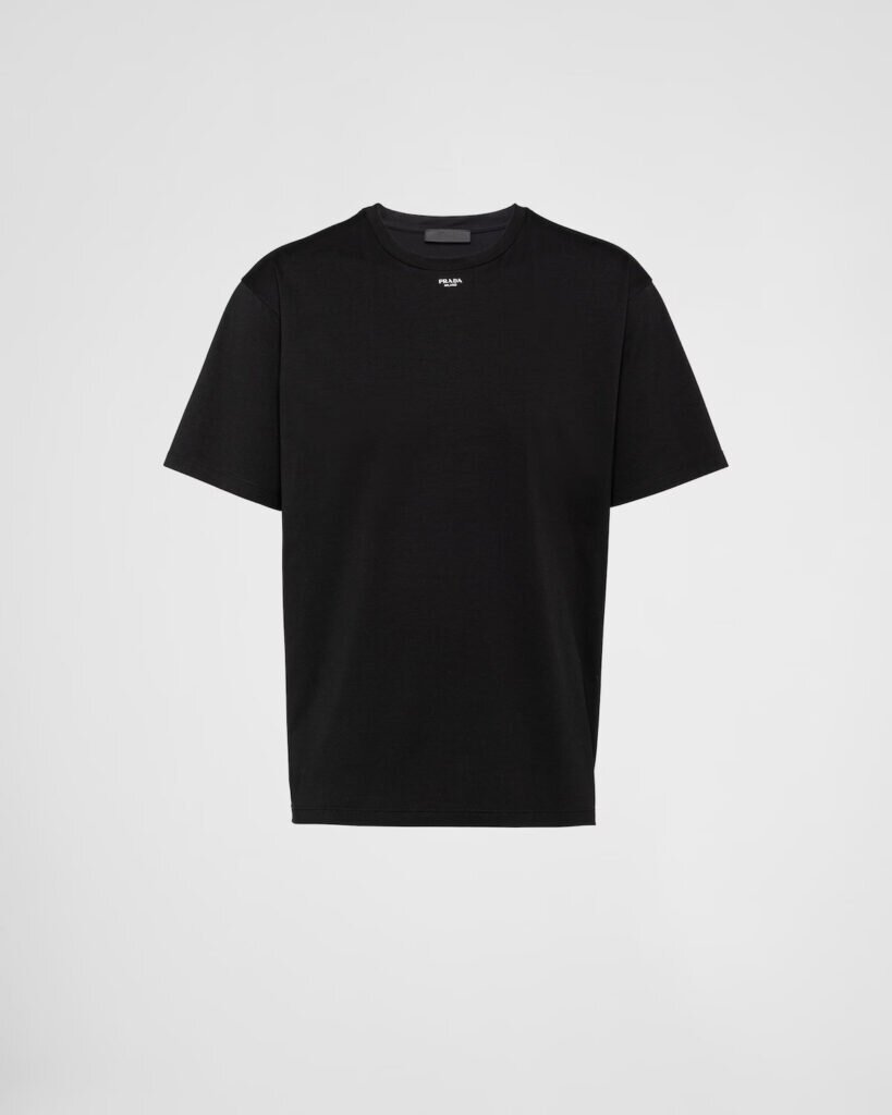 Prada Men's Stretch cotton T-shirt with logo