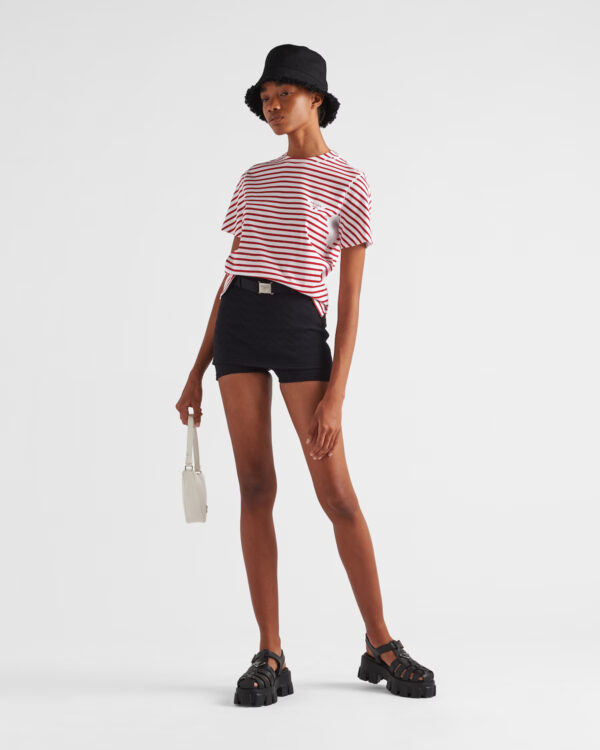 Prada Printed interlock T-shirt - Image 4