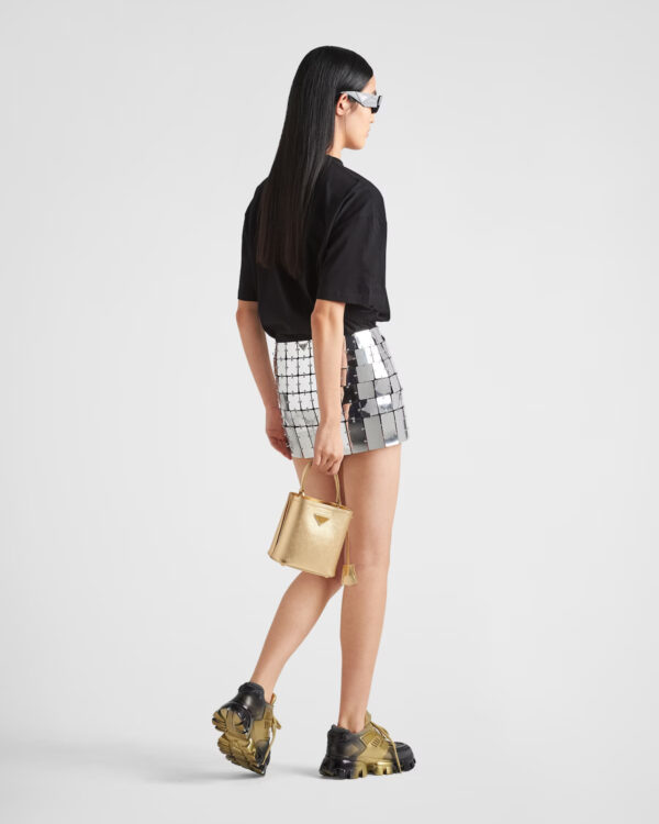Prada Embroidered jersey T-shirt - Image 5