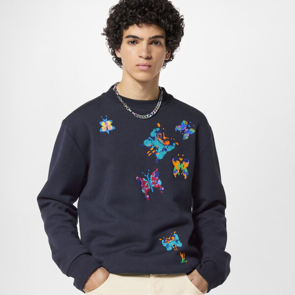 LV Butterflies Crewneck Sweatshirt - Image 2